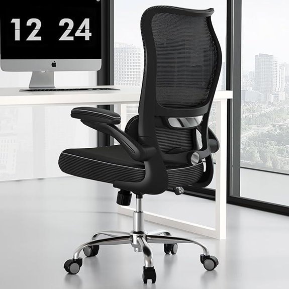 adjustable lumbar office chair
