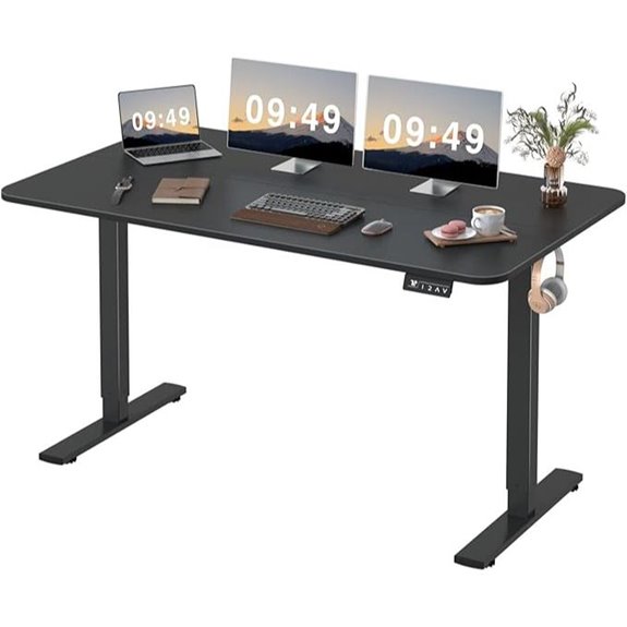 Furmax Adjustable Height Standing Desk with Memory