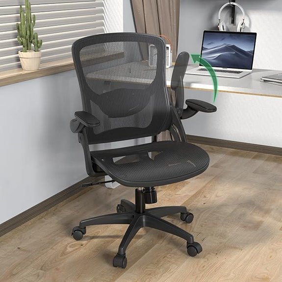 Ergonomic Mesh Office Desk Chair with Adjustable Support
