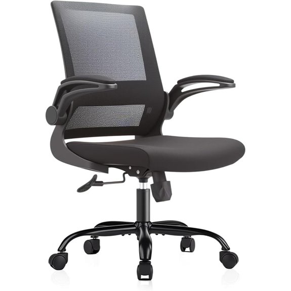 Ergonomic Mesh Office Chair with Flip Arms