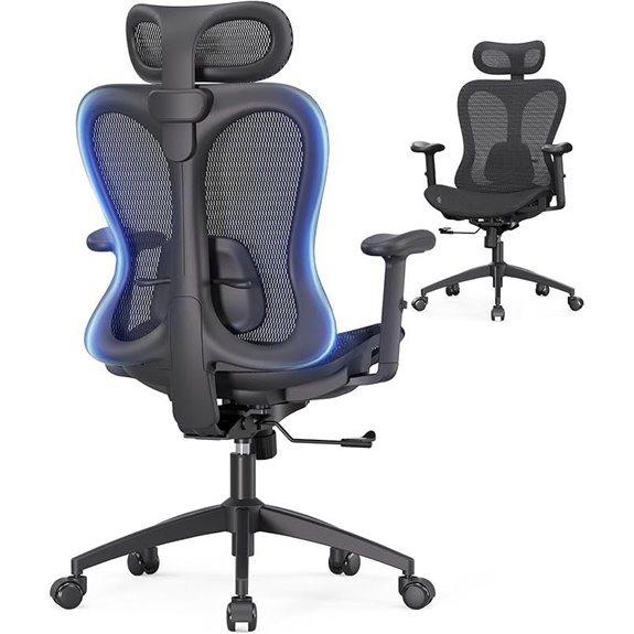 Ergonomic Mesh Office Chair with Adjustable Supports
