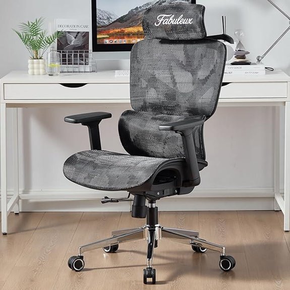 adjustable mesh office chair