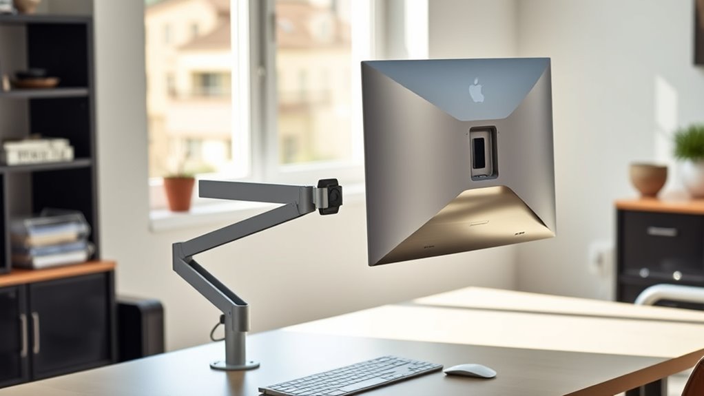 adjustable monitor positioning options