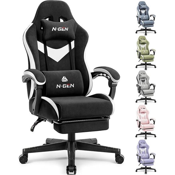 N-GEN Gaming Chair with Recline & Lumbar Support