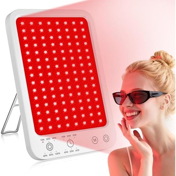 Red Light Therapy Panel with Adjustable Stand