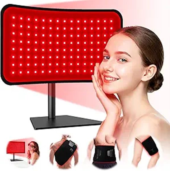 Red Light Therapy Panel with Remote & Adjustable Settings