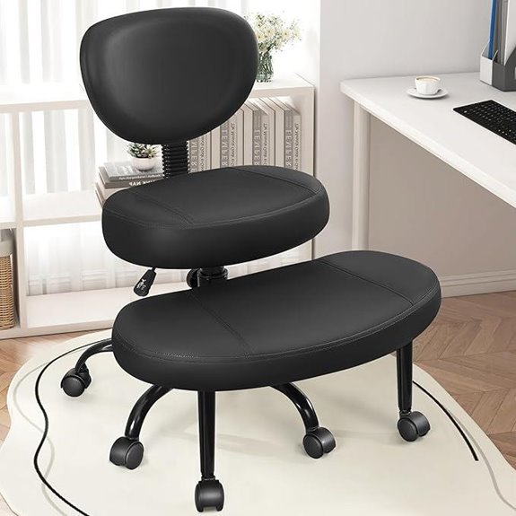 adjustable rolling office chair