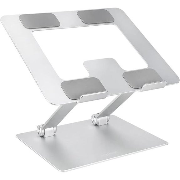 Amazon Basics Adjustable Laptop Stand Silver
