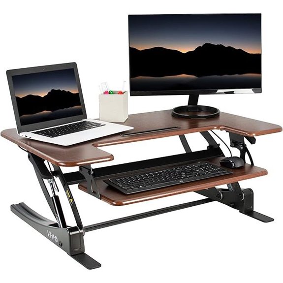 VIVO 36 Height Adjustable Sit-Stand Desk Converter