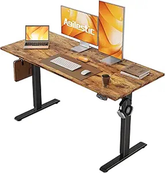 Agilestic Height-Adjustable Standing Desk 48x24 Inches