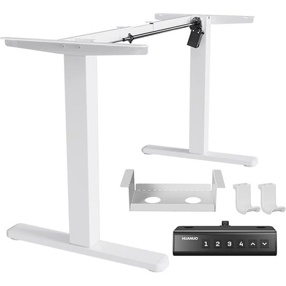 HUANUO Standing Desk Frame with Adjustable Steel Legs