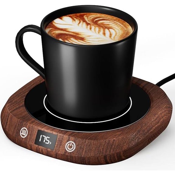 Coffee Mug Warmer with Timer and Temperature Control