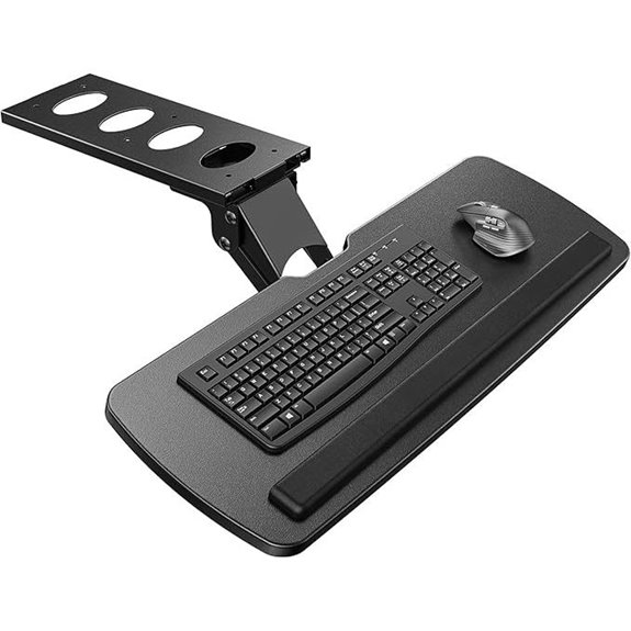 HUANUO Adjustable Under Desk Keyboard Tray
