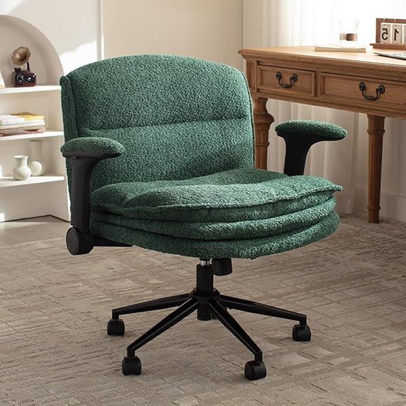 Dowinx Adjustable Armchair with Wheels and Cushions