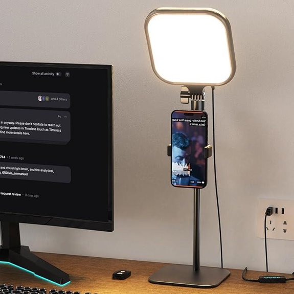 UBeesize Zoom Lighting with Stand and Phone Holder
