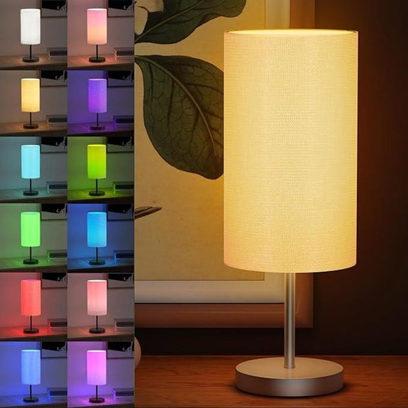 Smart Bedside Lamp with App Control and Music Sync