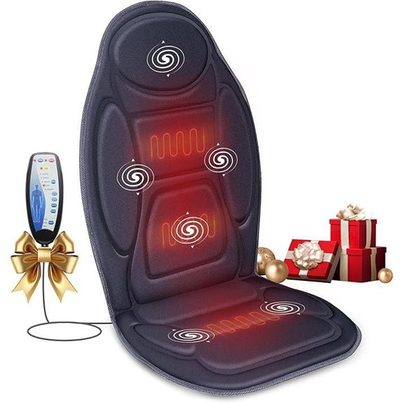 Snailax Vibration Back Massager with Heat