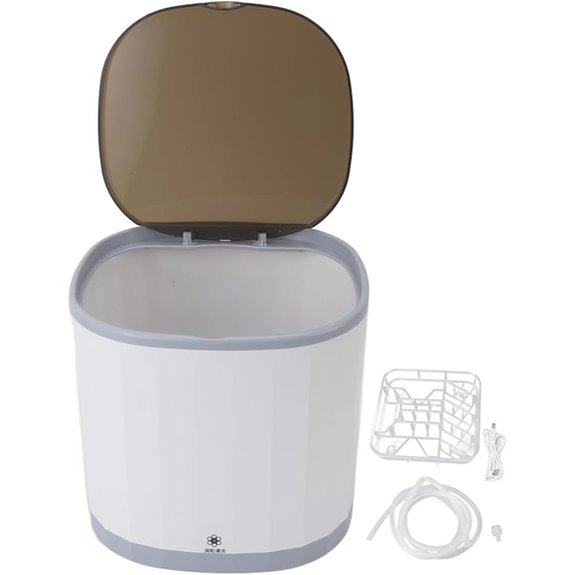 Portable Mini Dishwasher with Battery and USB Recharge