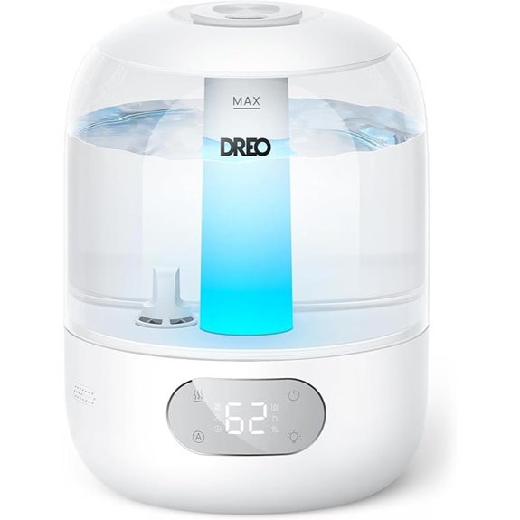 Dreo Ultrasonic Humidifier for Bedroom with Night Light