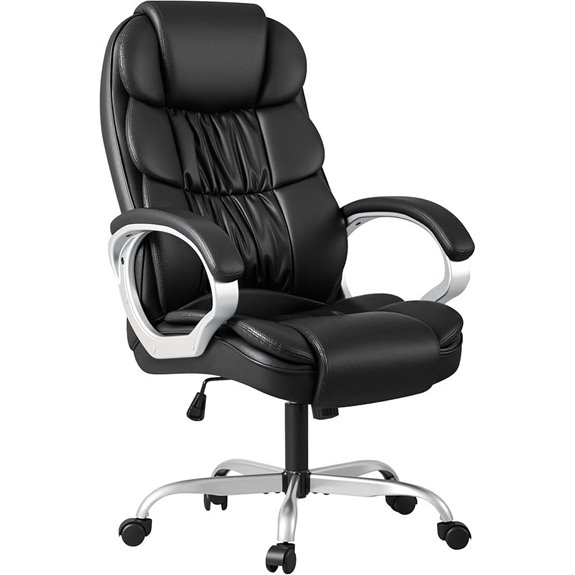 Homall Black Adjustable High Back Office Desk Chair