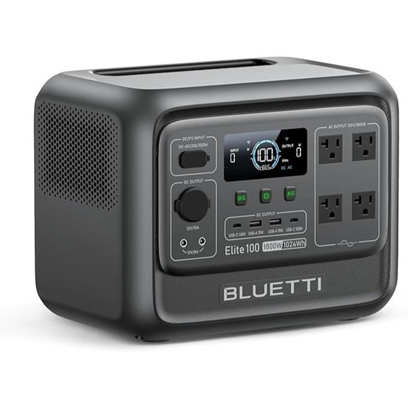 BLUETTI Elite 100 V2 Solar Generator 1024Wh