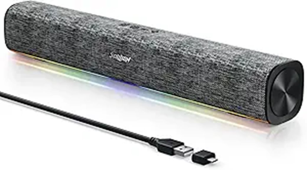 SOULION R100 Bluetooth PC Speakers with LED Light