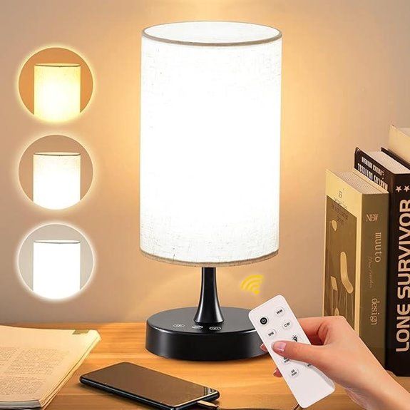 Light Therapy Lamp with Remote 10,000 Lux 3 Color Levels