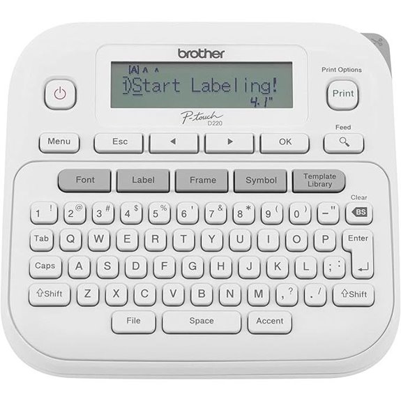 Brother P-Touch PTD220 Label Maker with TZe Tapes