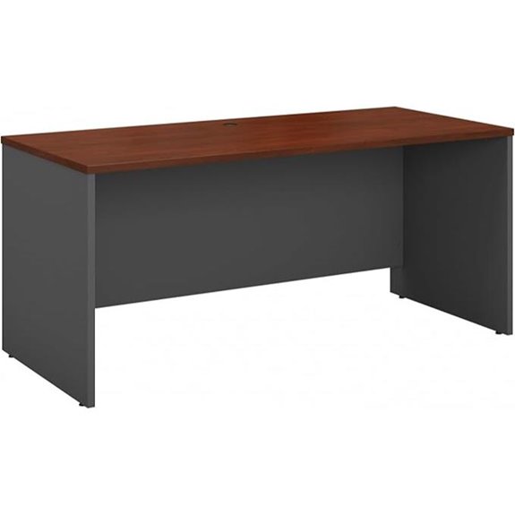 Bush Series C 60W Credenza Desk in Hansen Cherry