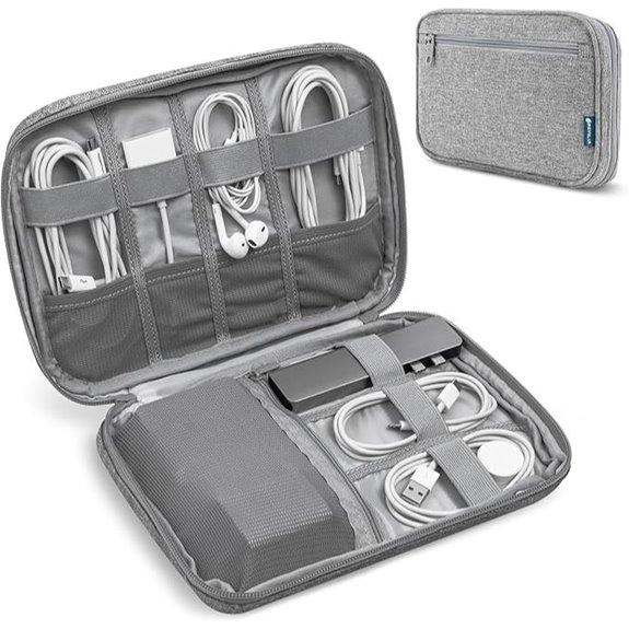 Pavilia Tech Organizer Case for Cables and Chargers