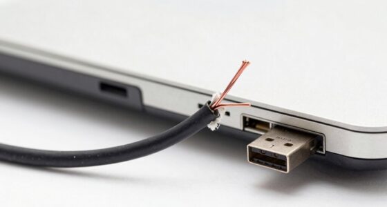 cable damage and connectivity issues