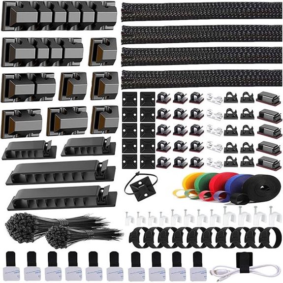 ELII Cable Management Kit with Clips and Ties