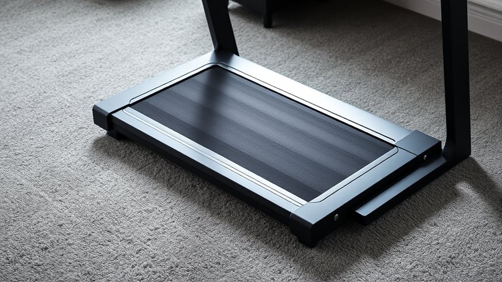 carpet compatible stable treadmill