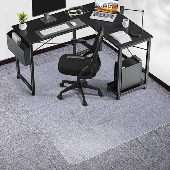 SALLOUS Office Chair Mat for Carpeted Floors
