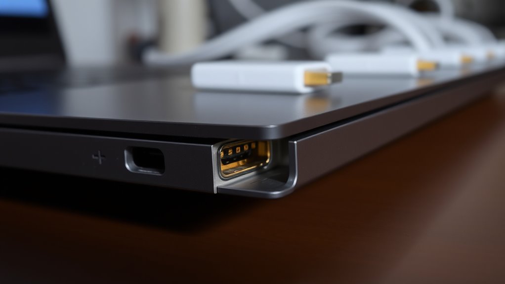 check port capabilities visually