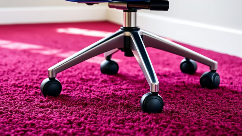 choosing suitable thick carpet casters