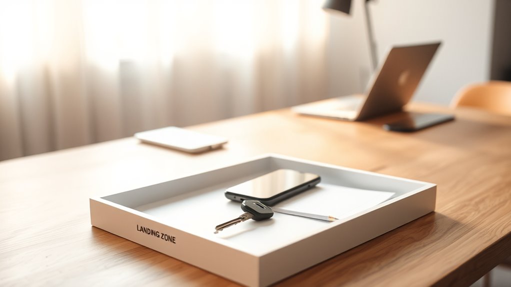 clutter free desk boosts productivity