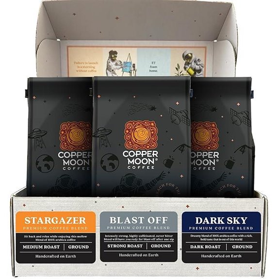 Copper Moon Coffee Gift Box - Ground Coffee Variety Pack