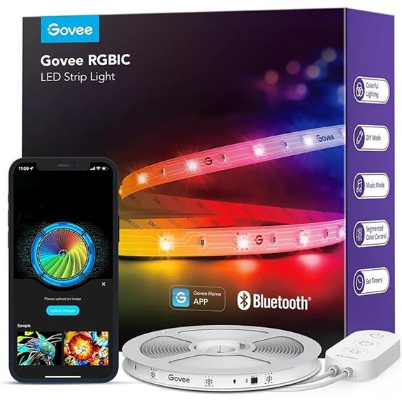 Govee RGBIC Bluetooth LED Strip Lights (16.4ft)