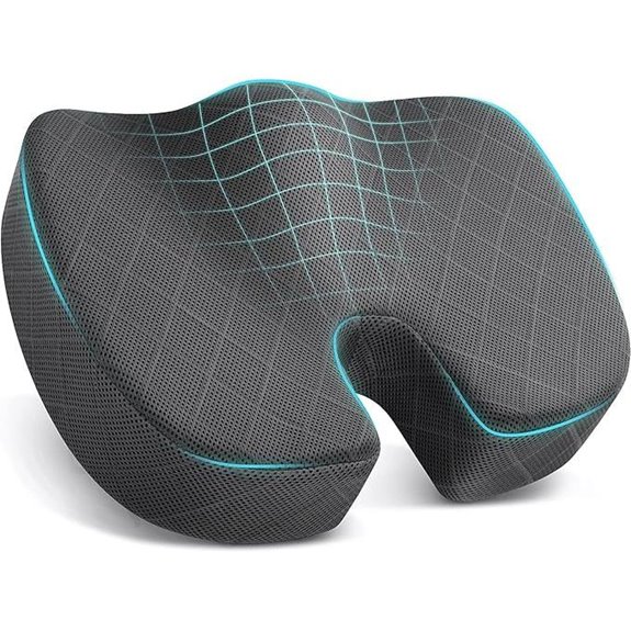 TushGuard Memory Foam Seat Cushion for Pain Relief