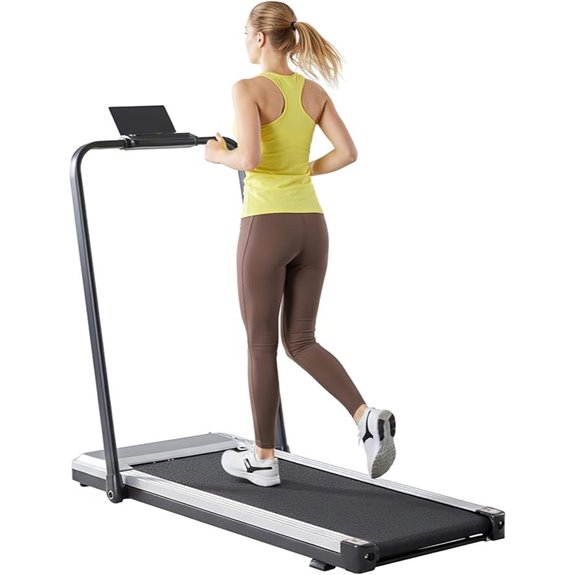 Sweetcrispy Compact Under-Desk Treadmill for Home