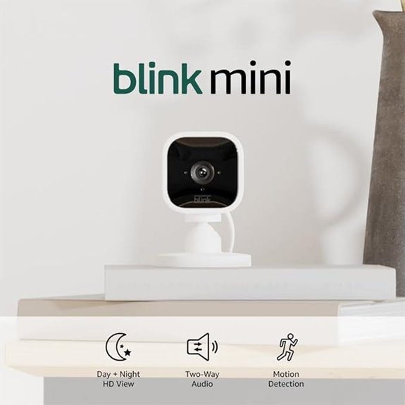 Blink Mini Indoor Security Camera with Night Vision