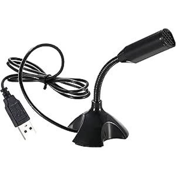 Mini USB Microphone for PC Mac Meetings & Gaming