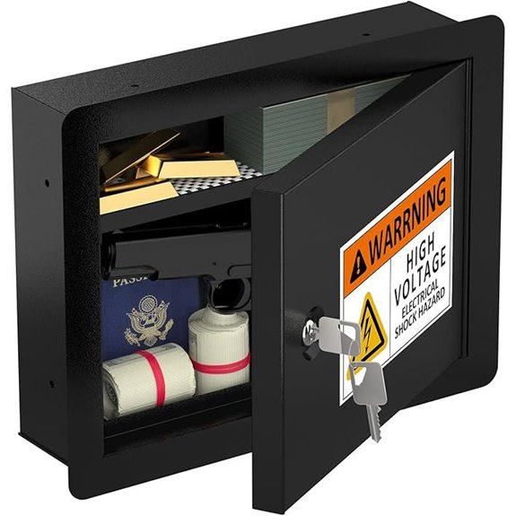 Hidden Wall Safe with Concealed Panel