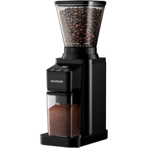 SHARDOR Conical Burr Coffee Grinder with 48 Settings