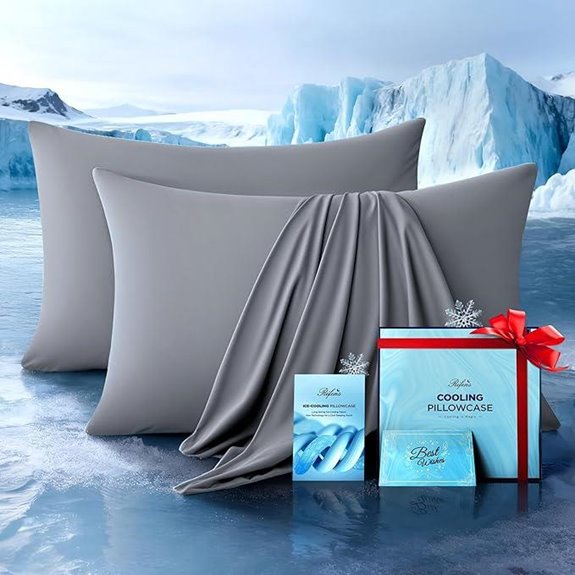 Ultra-Chill Cooling Pillowcases Set for Hot Sleepers