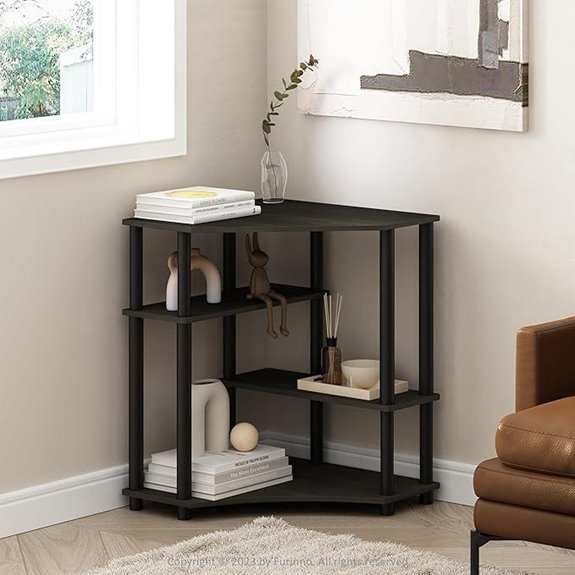 Furinno 4-Tier Corner Storage Shelf