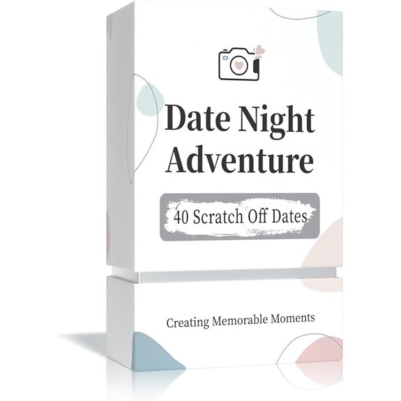 Couples Date Idea Scratch-Off Card Game Set