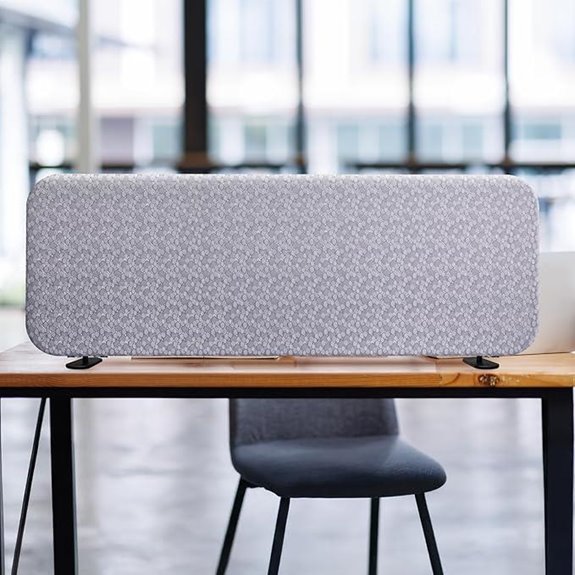 Decolab Freestanding Privacy Screen Divider 48x18 Inch