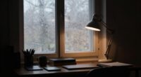 desk lighting during winter